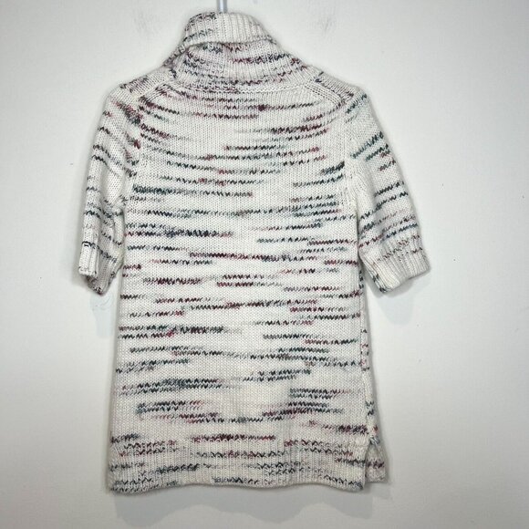 Etcetera Sweater S Wool Blend Knit Cowl Neck Short Sleeve Pullover Size Small - Picture 4 of 11